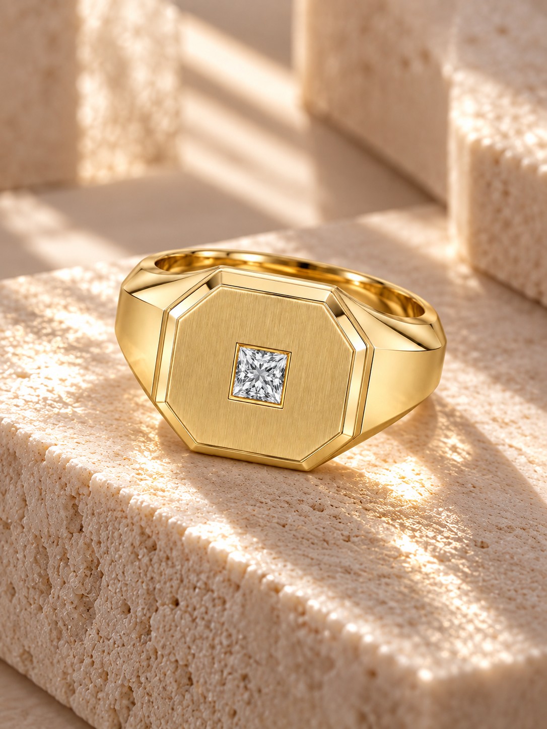 Men’s signet ring from the Victoria Diamonds jewellery collection