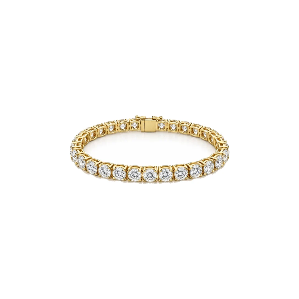 Apex Tennis Bracelet — 18K Yellow Gold — original jewellery design — Tennis Collection — Victoria Diamonds