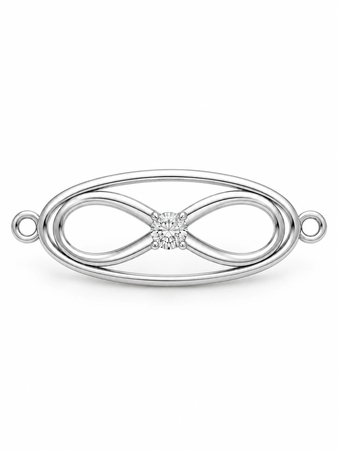 Forever Together Bracelet Charm — Sterling 925 silver — lab-grown diamond design visualisation — Pet Lover Collection — Victoria Diamonds