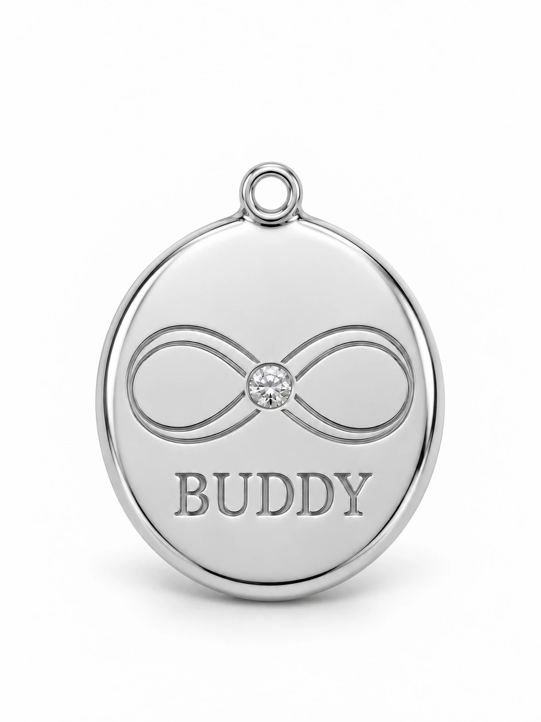 Forever Together Dog Charm — Sterling 925 silver — lab-grown diamond design visualisation — Pet Lover Collection — Victoria Diamonds